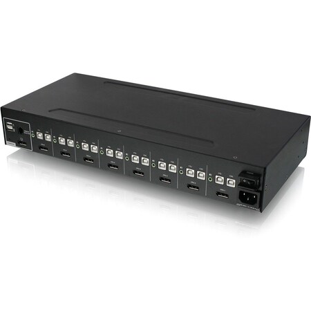 Iogear 8-PORT SINGLE VIEW DISPLAYPORT PP4.0 SECURE KVM SWITCH W/AUDIO, CAC, TAA GCS1418TAA4C