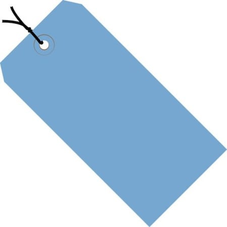Partners Brand Shipping Tags, Pre-Strung, 13 Pt., 4 1/4" x 2 1/8", Dark Blue, PK1000 G11042A