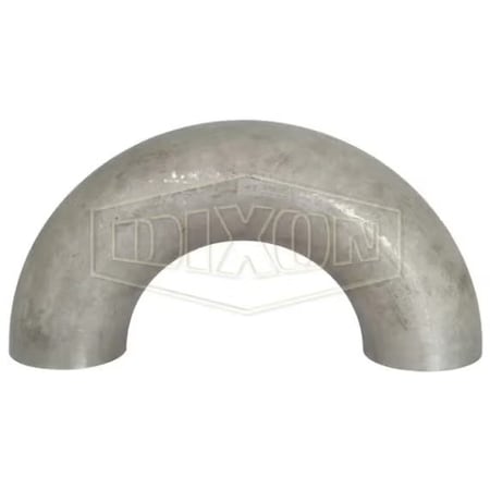 Dixon 180Deg Weld Return Bend, 1 in, 316L SS, Domestic B2WUL-R100U