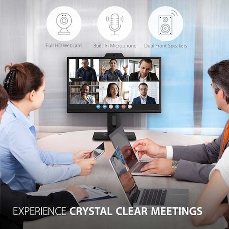 Viewsonic 24IN VIDEO CONFERENCE MONITOR WITH BUILT-IN WEBCAM, 1920X1080 RESOLUTION. VG2440V