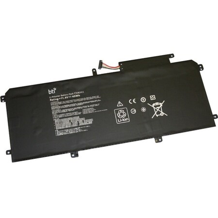 Battery Technology BTI Battery - For Notebook, Ultrabook - Battery Rechargeable - 3947 mAh - 11.4 V DC - 1 C31N1411-BTI