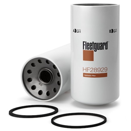 Fleetguard Hydraulic Filter, 10.6875 in, Spin-On HF28929