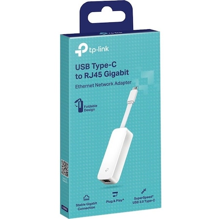 Tp-Link USB TYPE-C TO RJ45 GIGABIT ETHERNET NETWORK ADAPTER UE300C