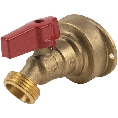 Proline Series Brass 3/4-in PF x 3/4-in MHT 1/4 Turn No Kink Hose Bibb 1102-654