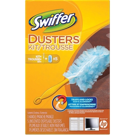 Swiffer Duster Microfiber Duster Kit 2.38 in. W X 6 in. L 5 pk 40509