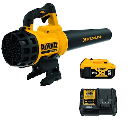 Dewalt 20V MAX* MATRIX XR BRUSHLESS HANDHELD LIGHTWEIGHT CORDLESS BLOWER KIT, 400 CFM AIR DCBL720P1