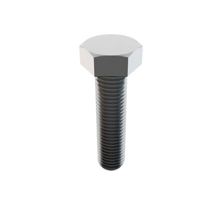 Zoro Select Not Graded, 5/16"-24 Hex Head Cap Screw, Plain Stainless Steel, 1-1/4 in L, 5 PK MS35308-336D