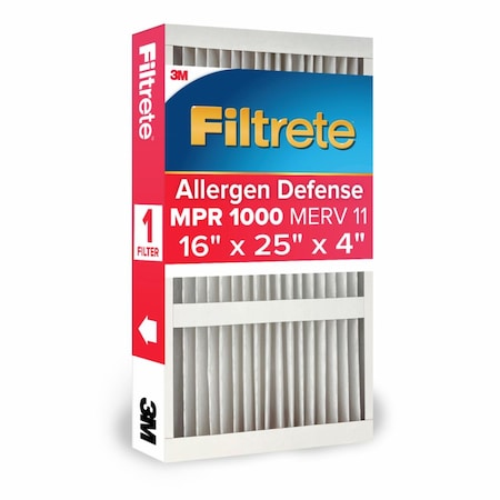 3M 16x25x4 1000MPR Filtrete Pleated Air Filter NADP01-4IN-4