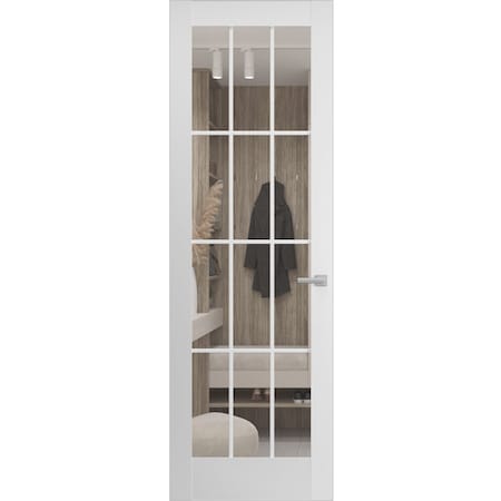 Sartodoors Hidden Door, Felicia 3355 White Silk Concealed Metal Frame 24 x 84 Left Inswing FELICIA3355MF-WS-24x84-LH-I