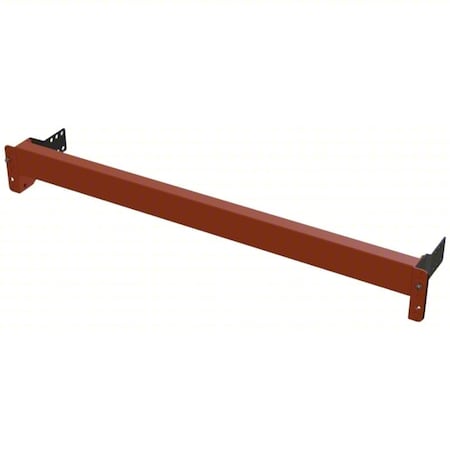 Husky Rack & Wire Pallet Stop Beam, 16ga, 3-1/2"H, 2-1/2"D PSB09600012-G