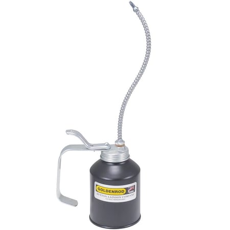 Dutton-Lainson Goldenrod Pump Oiler with Spout, 12 oz Capacity, Flexible Spout, Steel, Powder-Coated Copper Bronze 707