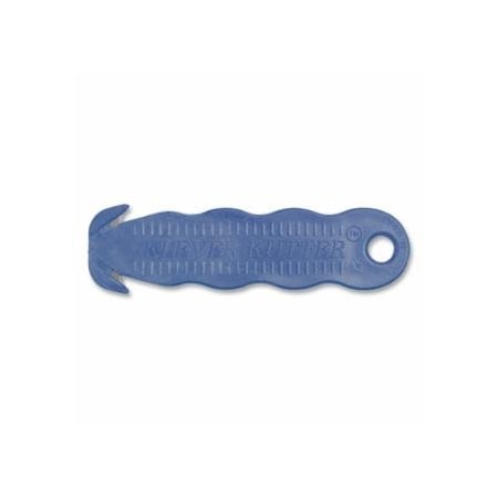 Klever Kutter Safety Cutter, 4-5/8 in L, Straight Blade, Steel, Plastic, Blue, 10PK 926-KCJ-1B