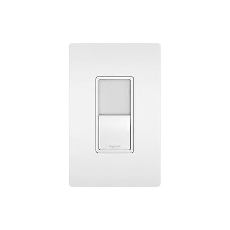 Legrand Wall Switch, Rocker, 15 A, White NTL873WCC6
