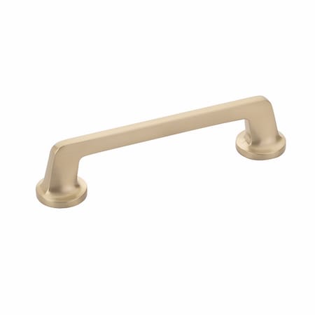 Schaub 5in Center to Center Northport Round Cabinet Pull Signature Satin Brass Finish 212-SSB