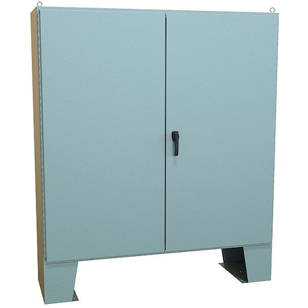 Hammond Handle Electrical Enclosure, 72 in H, 21 in D, 72 in W, 12, Steel 1422F20F