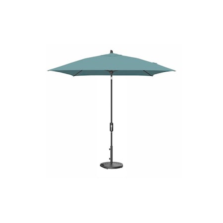 Treasure Garden 7.5 ft Square Patio Umbella, aluminum, fiberglass ribs, outdoor, Aquatic UM847SQ-09 6407 Aquatic