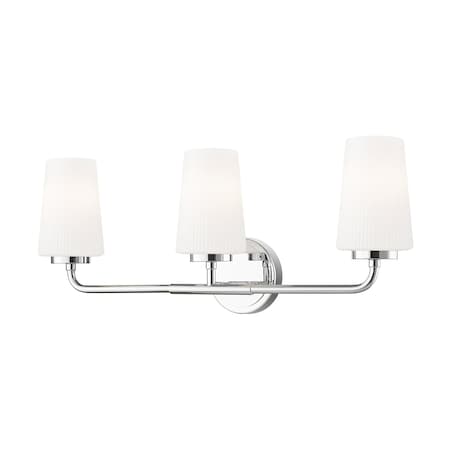 Z-Lite Montford 3-Light Vanity, 24 in W, Chrome 7005-3V-CH