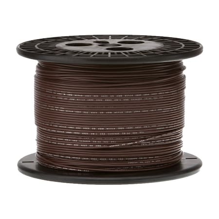 Remington Industries 20 AWG Stranded Hook Up Wire, Brown, 250 ft, 0.056" Diameter, 300V 20UL1061STRBRO250