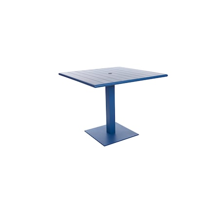 Bfm Seating Beachcomber-Margate 24x32 Dining Height Table - Powder Coated PHB2432BY-18SQBY