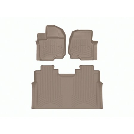 Weathertech Tan, Front and Rear FloorLiner HP 45697-1-4IM