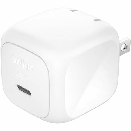 Belkin 45W USB PD WALL CHARGER WITH PPS, WHT WCA013DQWH