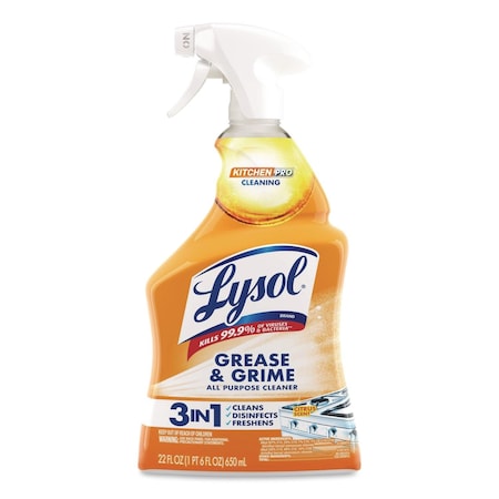 Lysol Cleaners & Detergents, Spray Bottle, 22 oz, Citrus 19200-79556