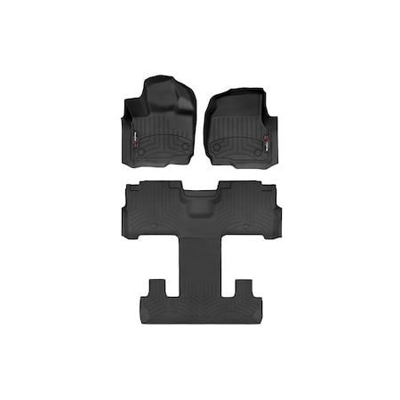 Weathertech Black, Front and Rear Floorliners 441665-1-4