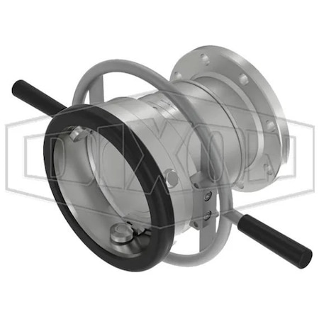 Dixon Mann-Tek by 238MM 316SS DRY DIS CPLR x 6in 150# FLG,  DDC600SSFL