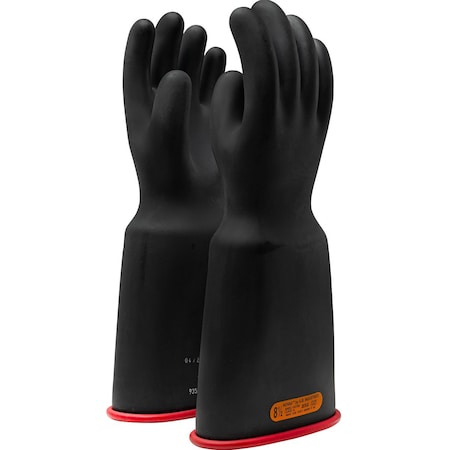 Novax Class 4 Rubber Insulating Glove with Bell Cuff, 16" 161-4-16/12