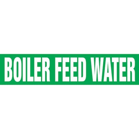 Accuform ASME ANSI PIPE MARKER BOILER FEED RPK171SSH