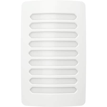 Westek White Dusk To Dawn LED Louver Decoplug Night Light NL-DPLV-W