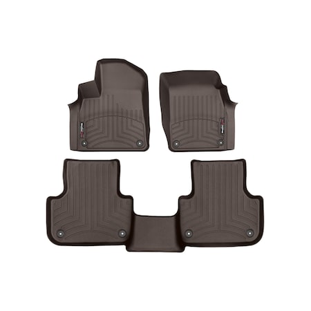 Weathertech Cocoa, Front and Rear Floorliners 4716451-478874