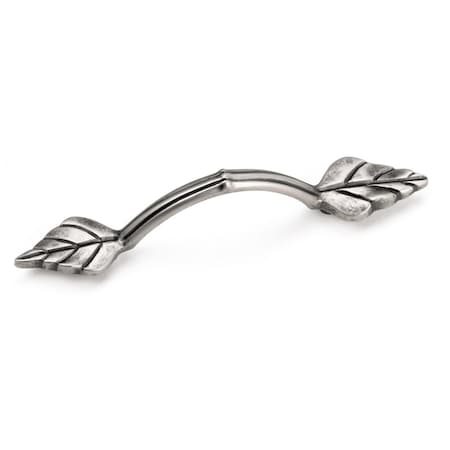 Grilltown 3 in. Leaf Pull - Antique Pewter GR6932