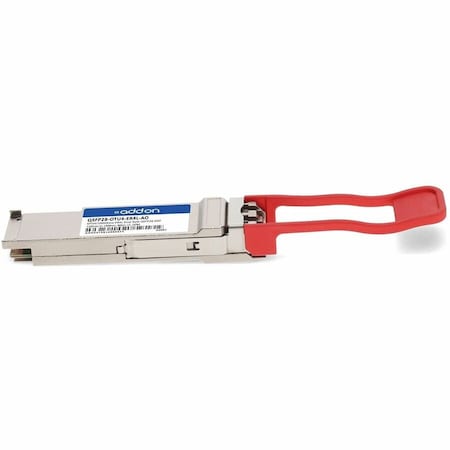 Add-On MSA AND TAA COMPLIANT 100GBASE/OTU4-ER4L QSFP28 DUAL-RATE TRANSCEIVER SMF QSFP28-OTU4-ER4L-AO