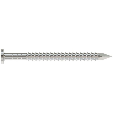Simpson Strong-Tie Siding Nail, 4D, 1-1/2 in L, Stainless Steel, Full Round Head, Annular Ring Shank, 5 lb S4SND5