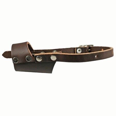 Jorgensen Laboratories Jorvet Leather Dog Muzzle, 4" J0230A