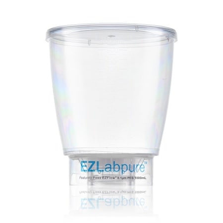 Foxx Life Sciences EZLabpure Sterile DISP Bottle Top Vacuum Filters w/0.1um PES Membrane, 1,000mL, 24PK 116-3113-FLS