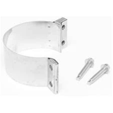 Dynomax 33278 3 in. Dia. Performance Exhaust Band Clamp Exhaust Clamp - Stainless Steel DYN33278