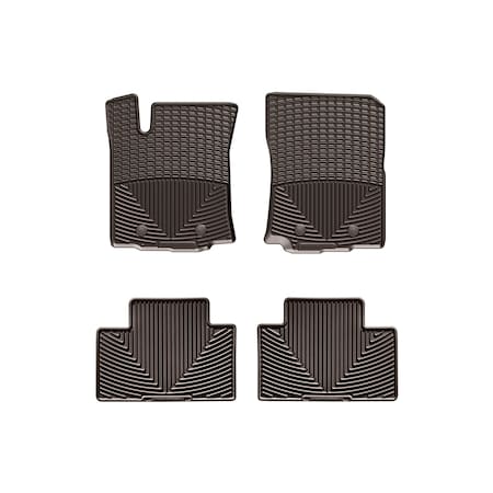 Weathertech Cocoa, Front and Rear All Weather Floor Mats W378CO-W136CO