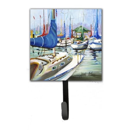 Carolines Treasures Day Break Sailboats Leash and Key Holder JMK1241SH4