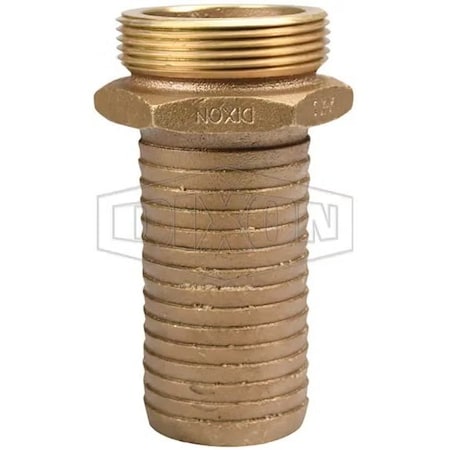 Dixon Long Shank Coupling, 2-1/2 in Nominal, Male NST x Hose End Style, Domestic BLS30NST