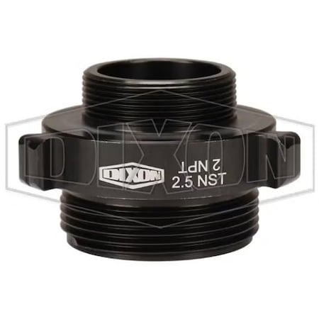 Dixon Style N36 Double Male Rocker Lug Adapter, 2 x 2-1/2 in, MNPT x Male NST NH N36-20T25F