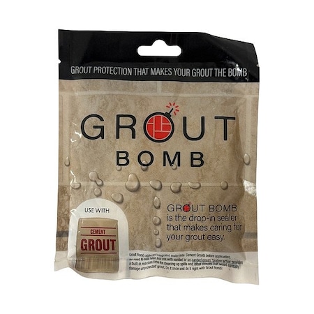 Tile Doctor Grout, Liquid, Grouting, Bag, White TDGroutBomb-1