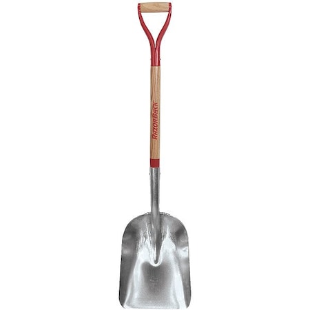 Razor-Back Shovel Handle, 16 ga #12 Blade, Steel Blade, Not Applicable, 30 in L Natural Hardwood Handle 50154