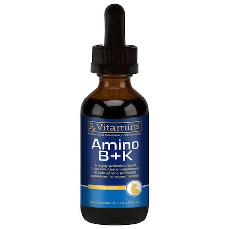 Rx Vitamins Amino B+K Solution, For Cats, 4 fl oz (120mL) 8220