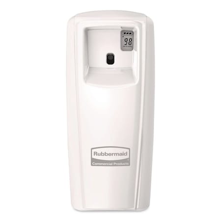 Rubbermaid Commercial TC Microburst Odor Control System 9000 LCD, 3.6" x 4.33" x 8.75", Wht 1793535