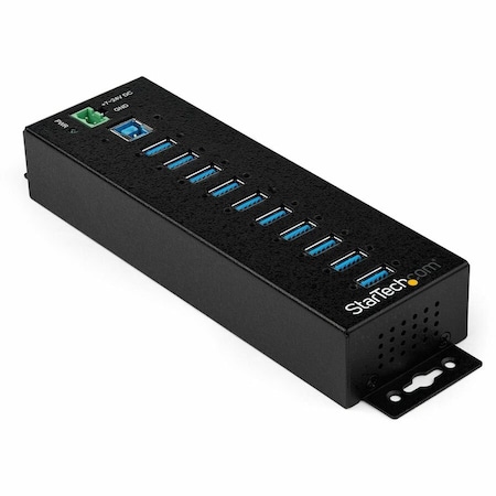 Startech.Com 10 Port USB 3.0 Hub Powered - Industrial HB30A10AME