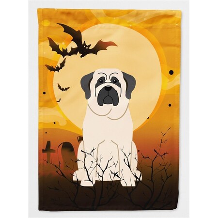 Carolines Treasures Halloween Mastiff White Flag Canvas House Size BB4283CHF