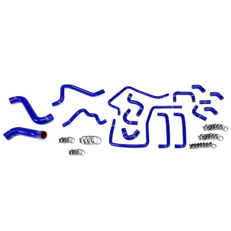 Hps Performance High Temp Reinforced Silicone Radiator, Heater and Ancillary Coolant Hose Kit, Blue,  57-1815-BLUE