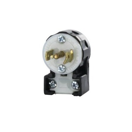 Leviton Industrial Grade MiniLock Angle Plug 15 Amp, 125/250 Volt ML3-AP